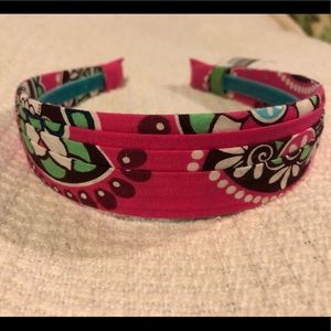 Vera Bradley Pleated Headband Cupcake Pink